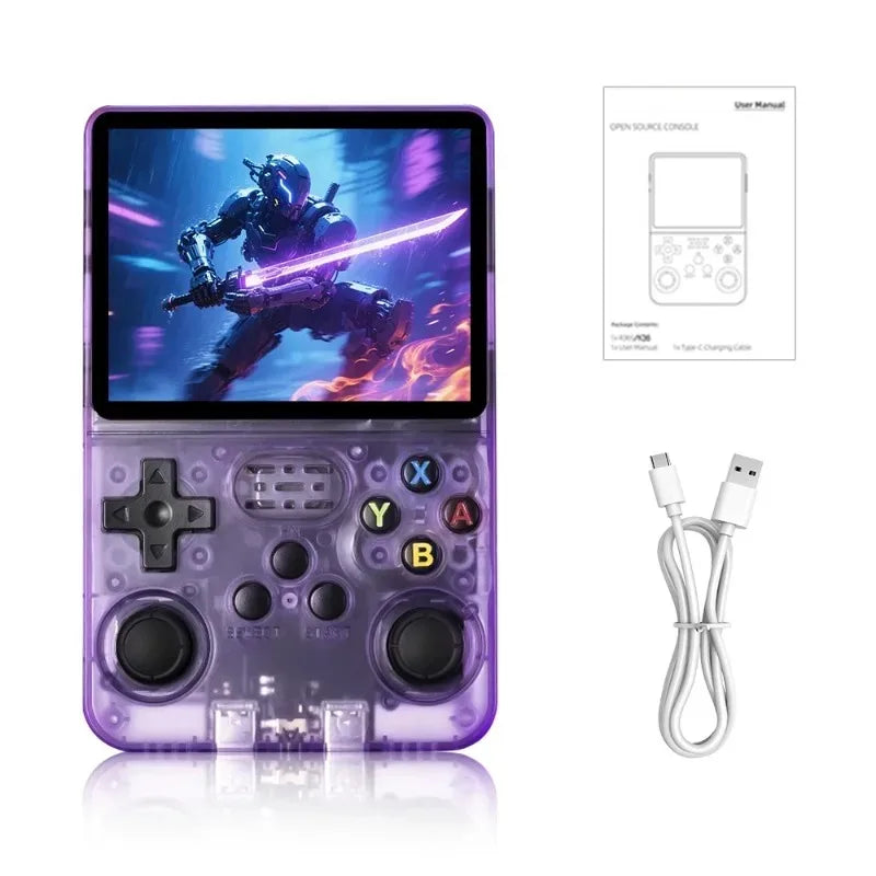 R36S Retro Handheld Game Console – 3.5" IPS ARKOS System Handheld Game Console Axl