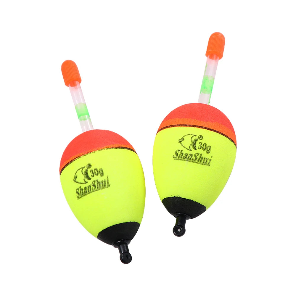 EVA Foam Luminous Fishing Float 2-Pack | Night Fishing Bobber Fishing Float Bobber Axl 30g