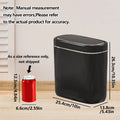 ONEKA Touchless Mini Desk Trash Can – Motion Sensor Lid Motion Sensor Trash Can Axl Black-Size M
