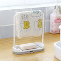 Dishcloth Drainer Rack – Kitchen Countertop Towel Holder Kitchen Towel Rack Axl Grey