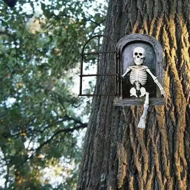 Halloween Gothic Skeleton Skull Resin Hanging Ornament Decor Halloween Hanging Ornament Axl