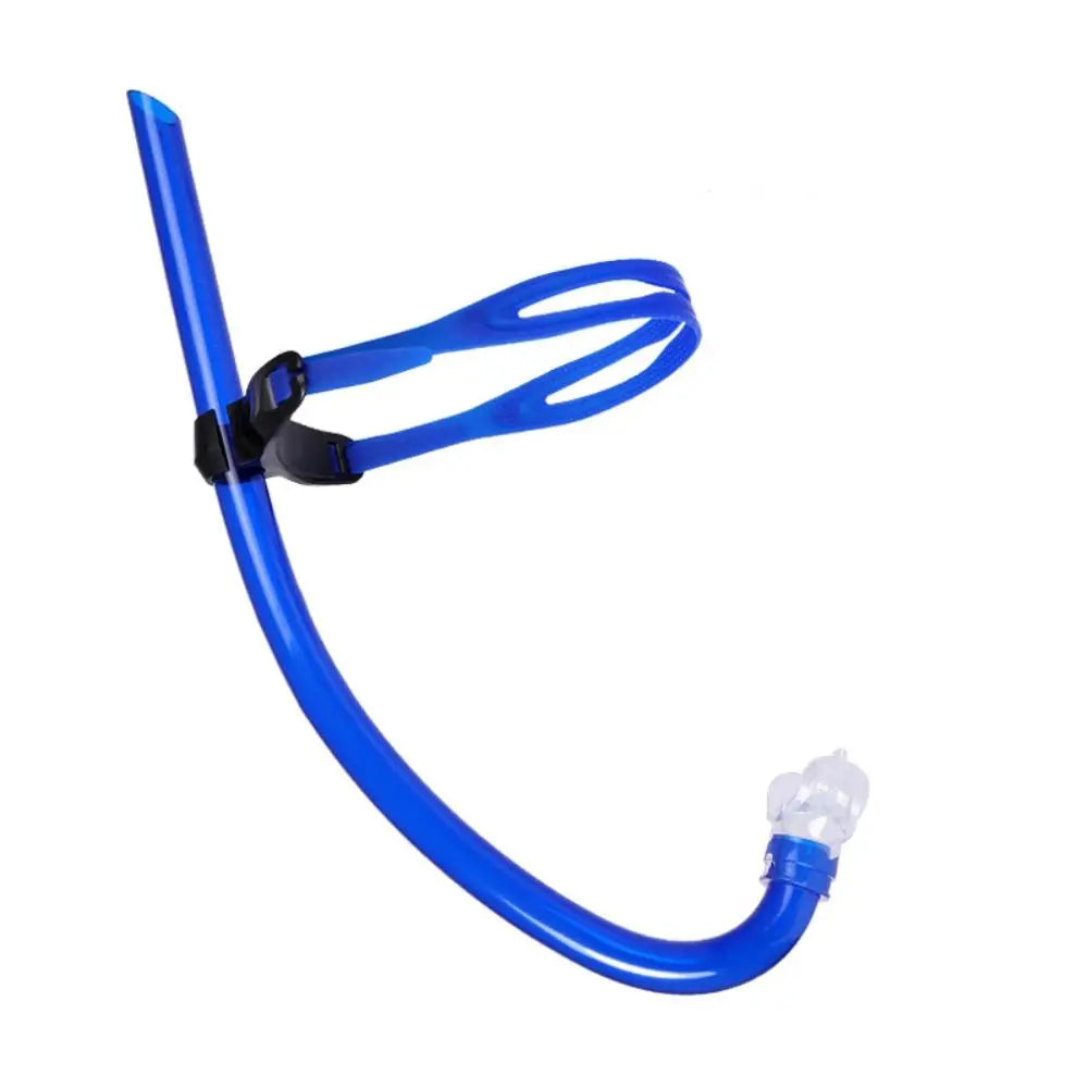 Silicone Front Swim Training Snorkel – Adjustable Fit Ages 7+ Swim Training Snorkel Axl blue