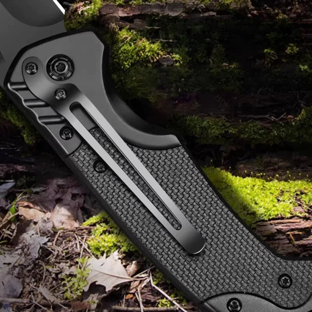 Kelshaw Heavy Duty Folding Pocket Knife – EDC Camping Survival Folding Pocket Knife Axl