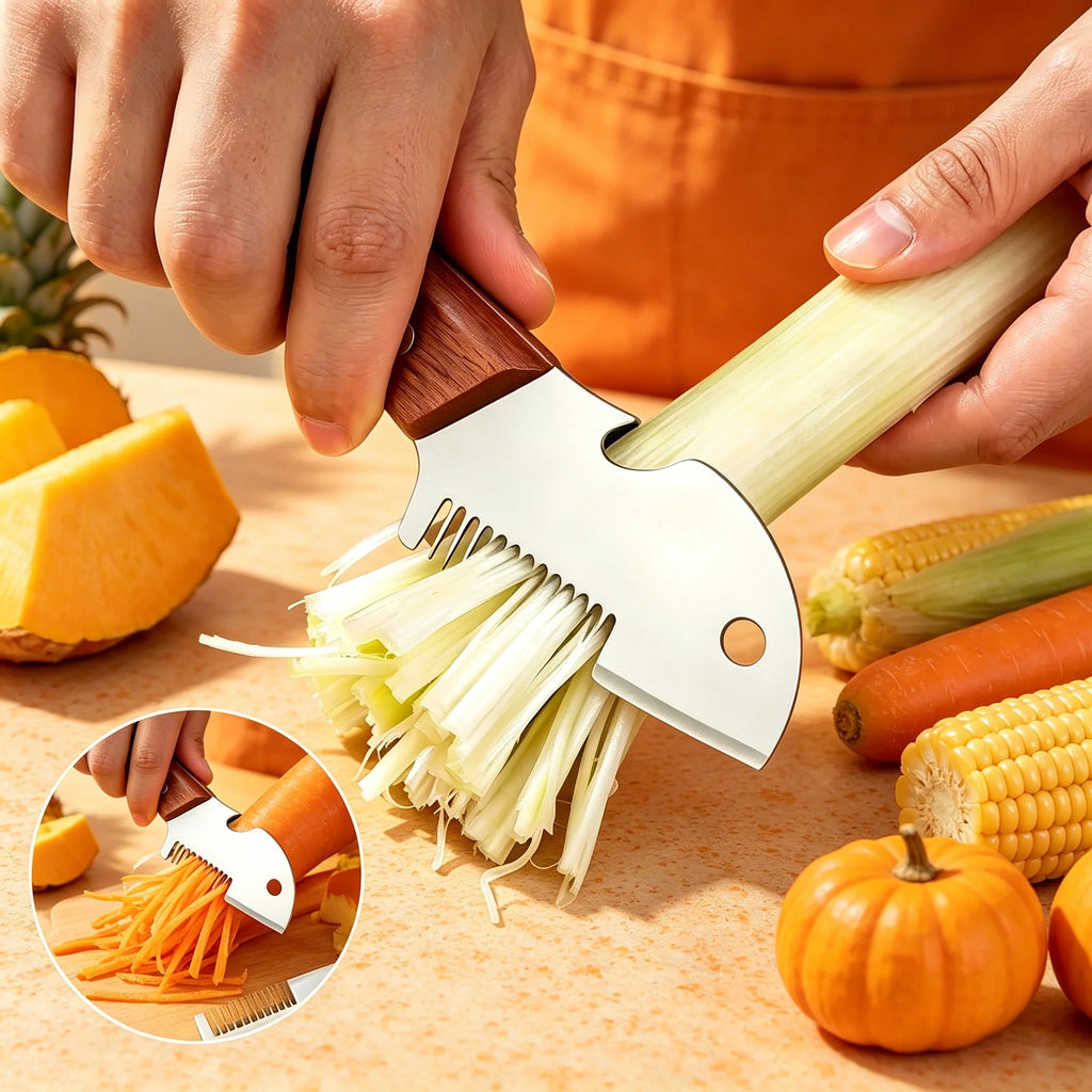 Stainless Steel Fruit & Sugarcane Peeling Knife – Kitchen Tool Kitchen Peeling Knife Axl