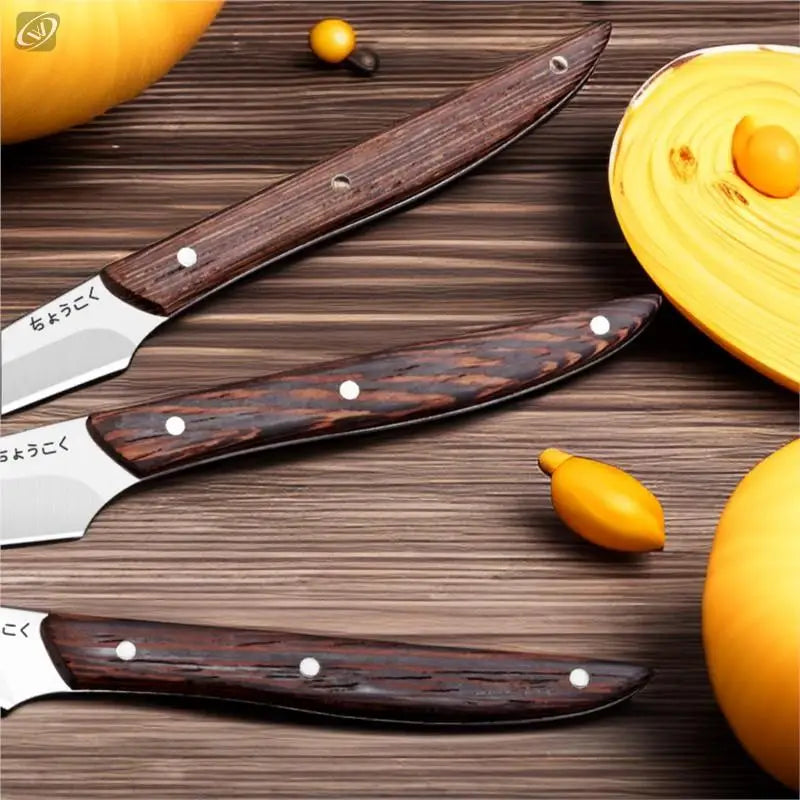 3-Piece Food Carving Knife Set | Sharp Stainless Steel Chef Kit Food Carving Knife Set Axl