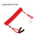 2.0m Outboard Kill Switch Safety Tether Lanyard | Boat Motor Boat Safety Lanyard Axl Onesize