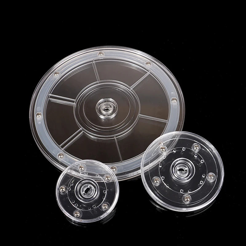 360° Rotating Acrylic Turntable Display Stand – Clear Swivel Base Rotating Display Stand Axl