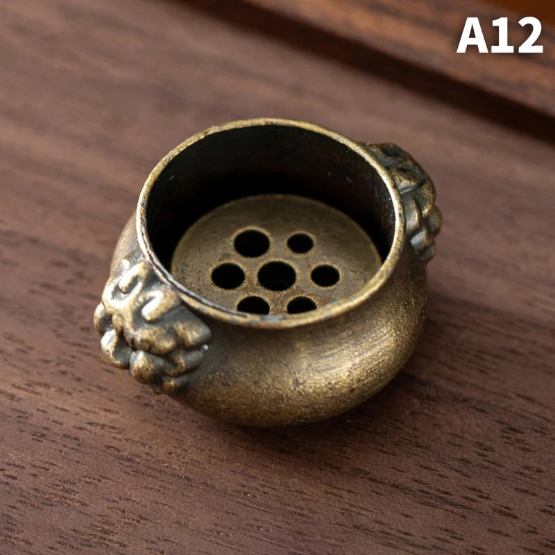 Dragon Turtle Incense Stick Holder – Alloy Lotus Burner Decor Incense Burner Axl A12