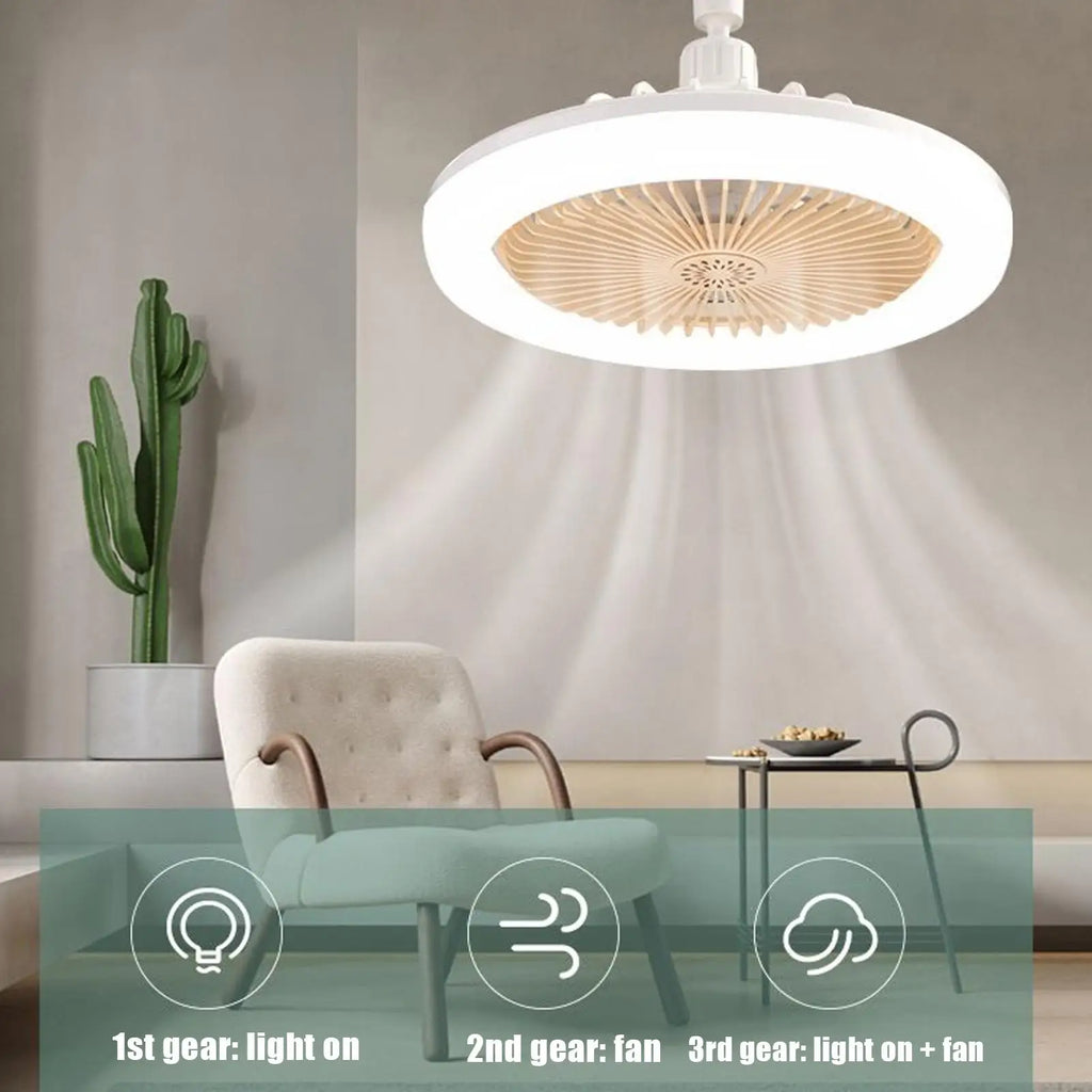 Dimmable Ceiling Fan with Light, Remote, Timer & 3 Speeds Ceiling Fan Light Axl