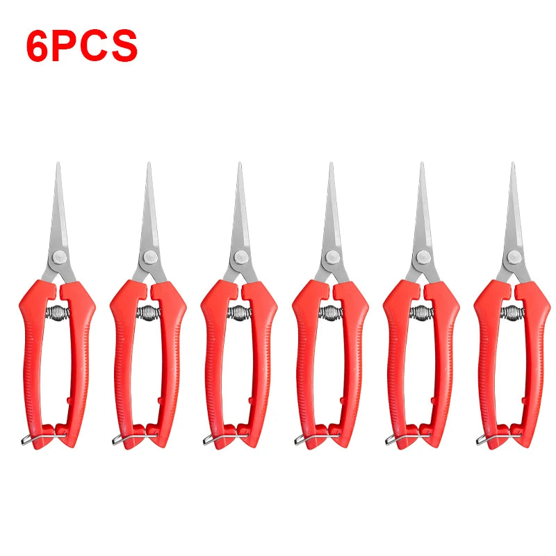 One-Handed Pruning Shears – Bypass Garden Scissors Pruning Shears Axl Style B 6pcs