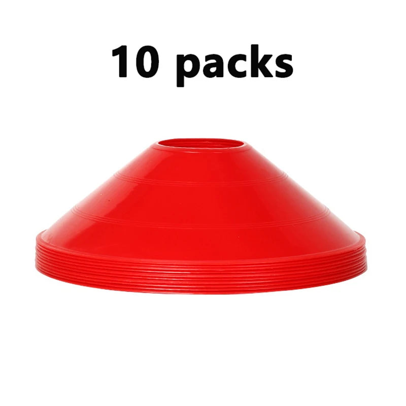 10-Pack Disc Cones – Kids & Pro Agility Sport Training Set Sport Training Cones Axl 12.5cm red