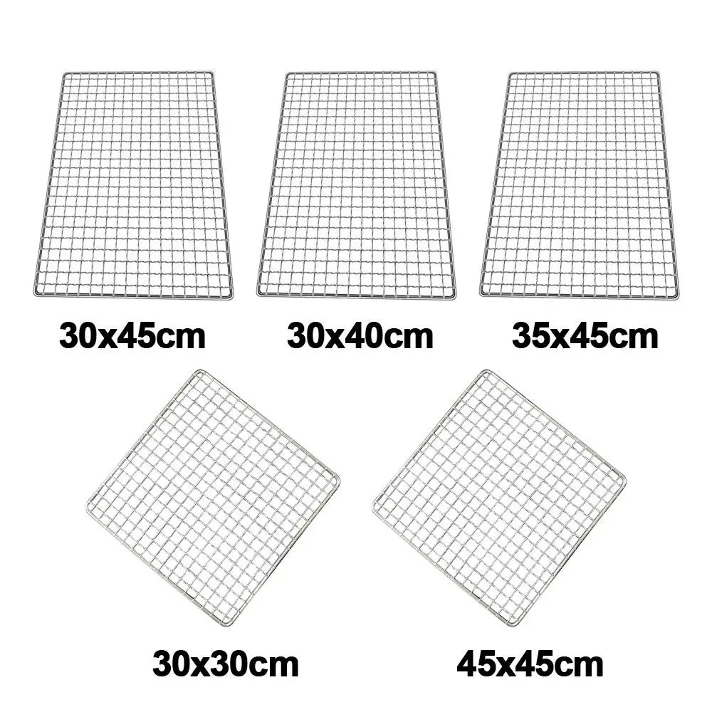 Square Iron Wire Grill Rack – Reusable BBQ Roast Cooking Grate BBQ Grill Rack Axl