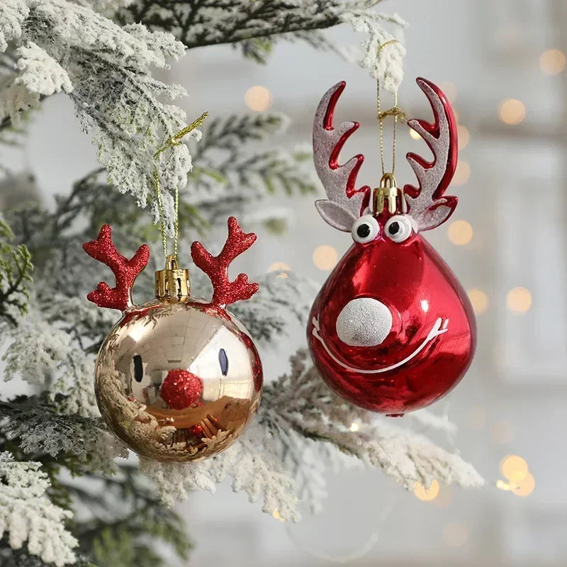 Christmas Deer Antler Hanging Ornaments – Xmas Tree Decor Christmas Ornaments Axl