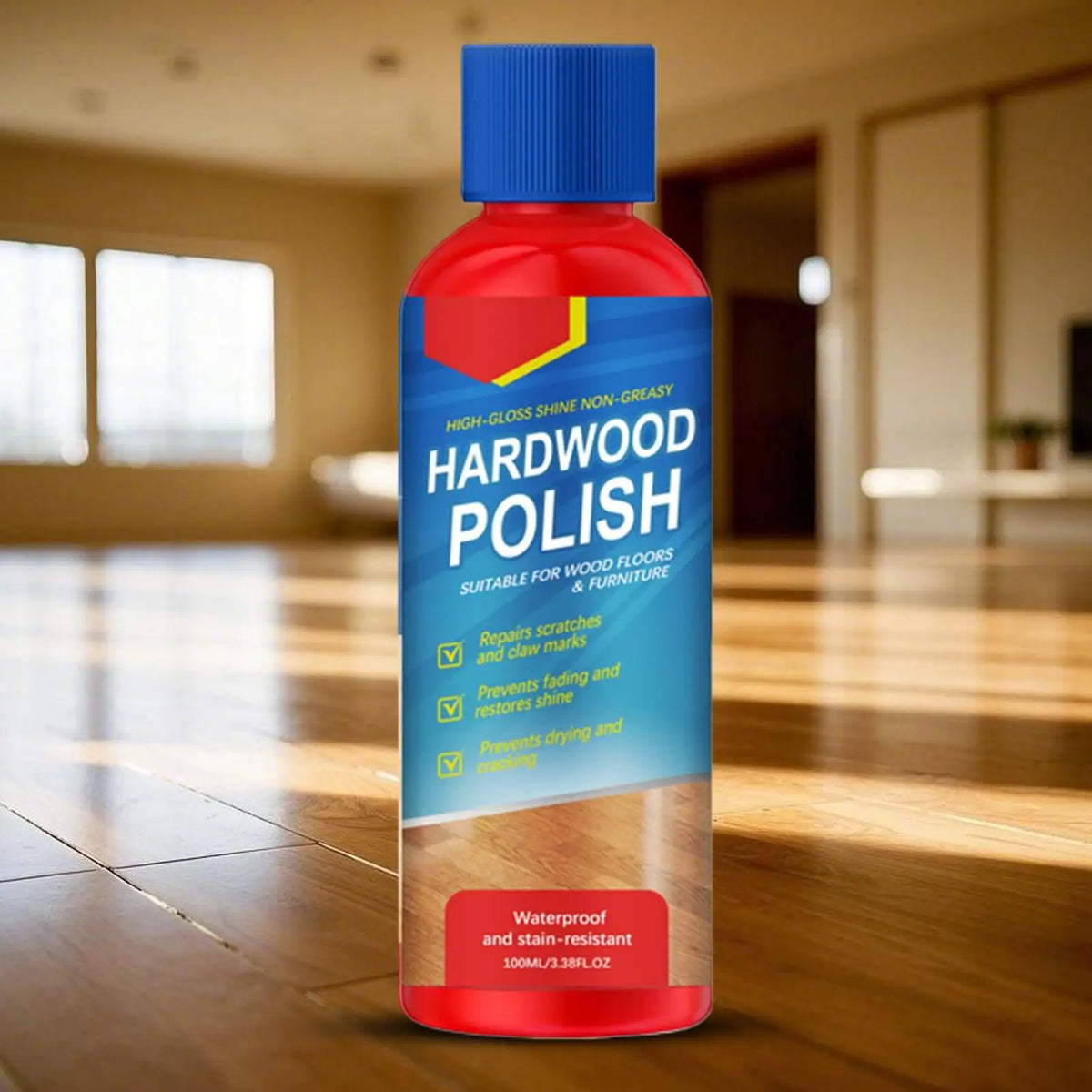 High Gloss Hardwood Floor Restorer & Polish – 100ml Wood Cleaner Floor Restorer Polish Axl