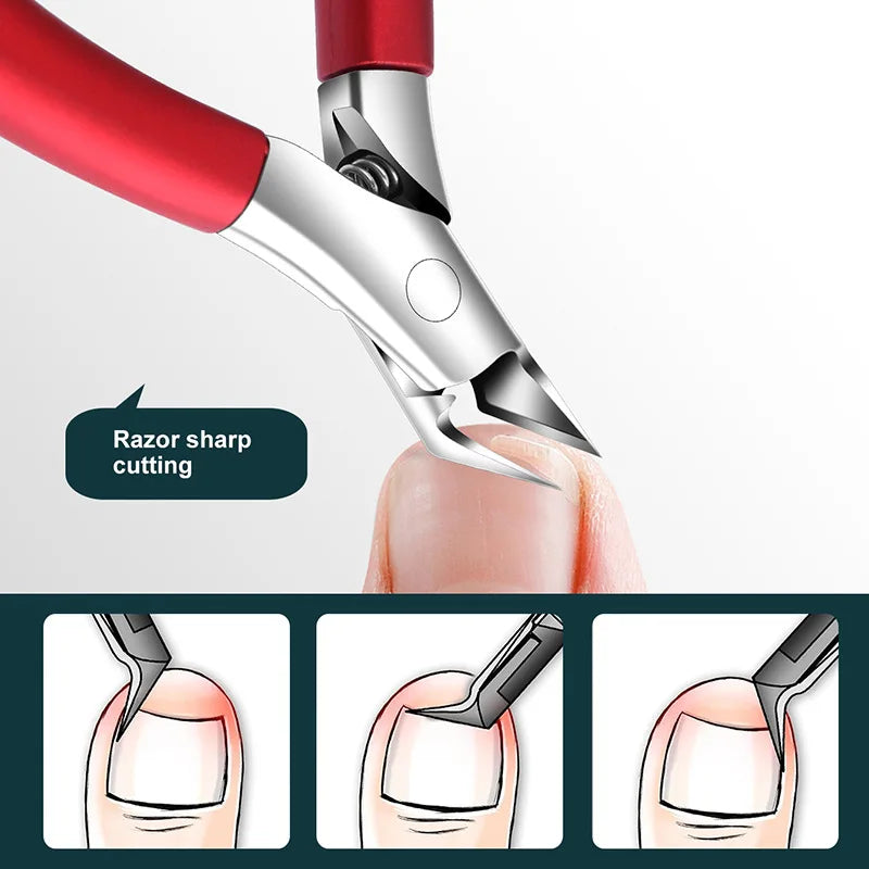 Stainless Steel Toenail Clipper for Thick & Hard Nails Nail Clipper Axl