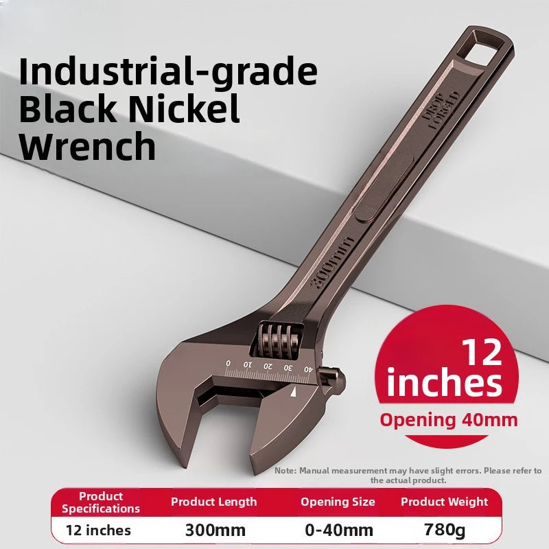 Adjustable Wrench 8/10/12 Inch – Carbon Steel Pipe Spanner Adjustable Wrench Axl 12 inch China Mainland