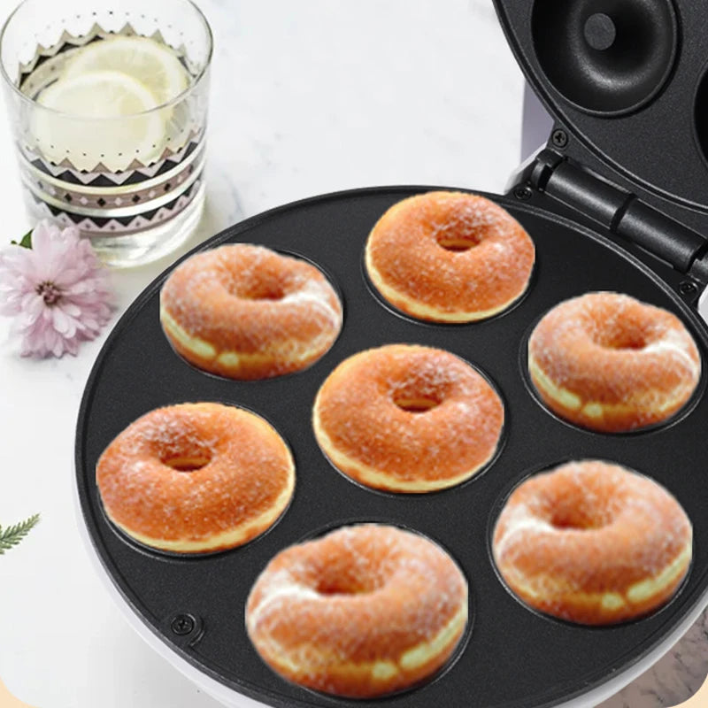 BALASHOV 7-Hole Mini Donut Maker – Non-Stick Doughnut Machine Donut Maker Axl