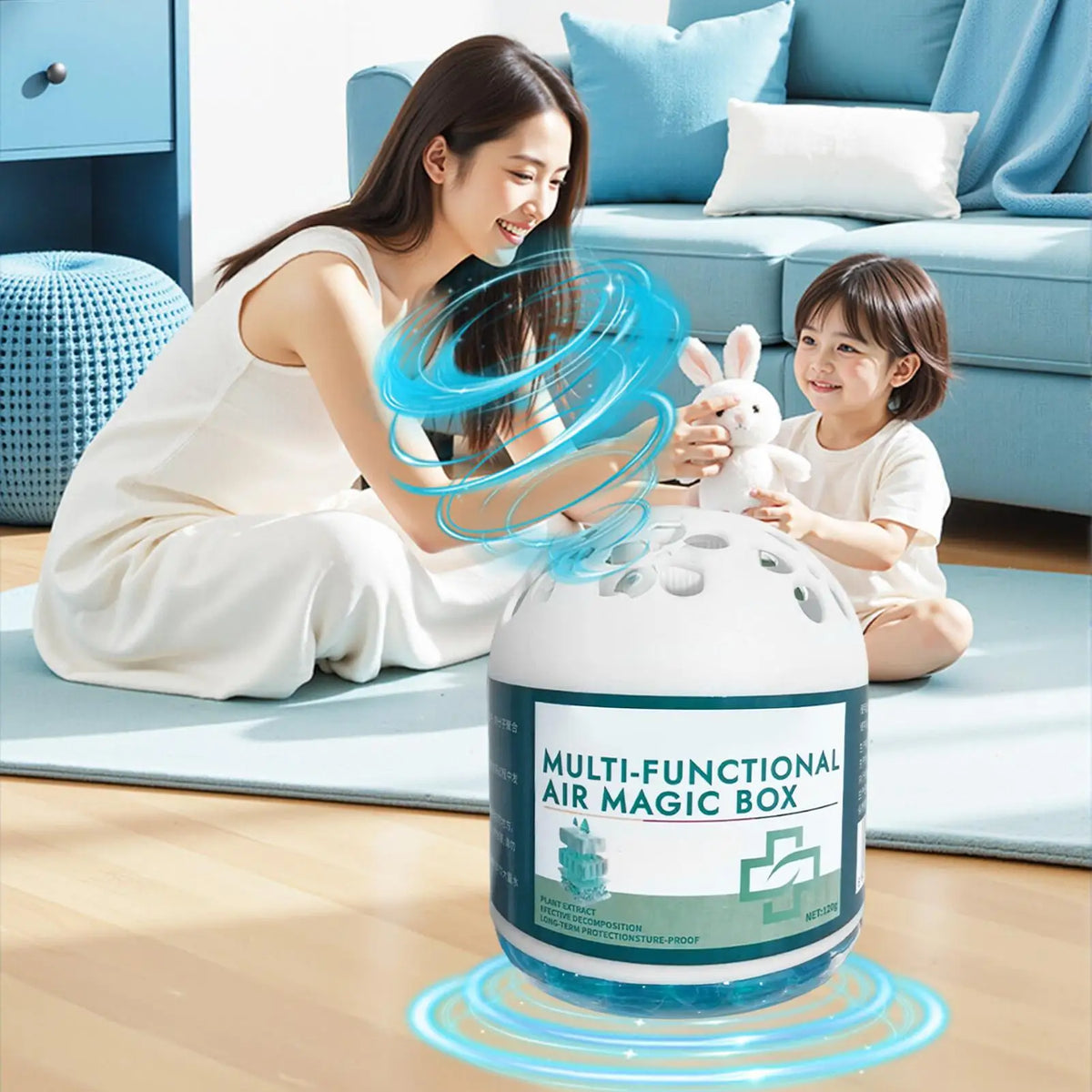 120g Indoor Air Purifier Box – Silent, Electric-Free Odor Control Air Purifier Box Axl