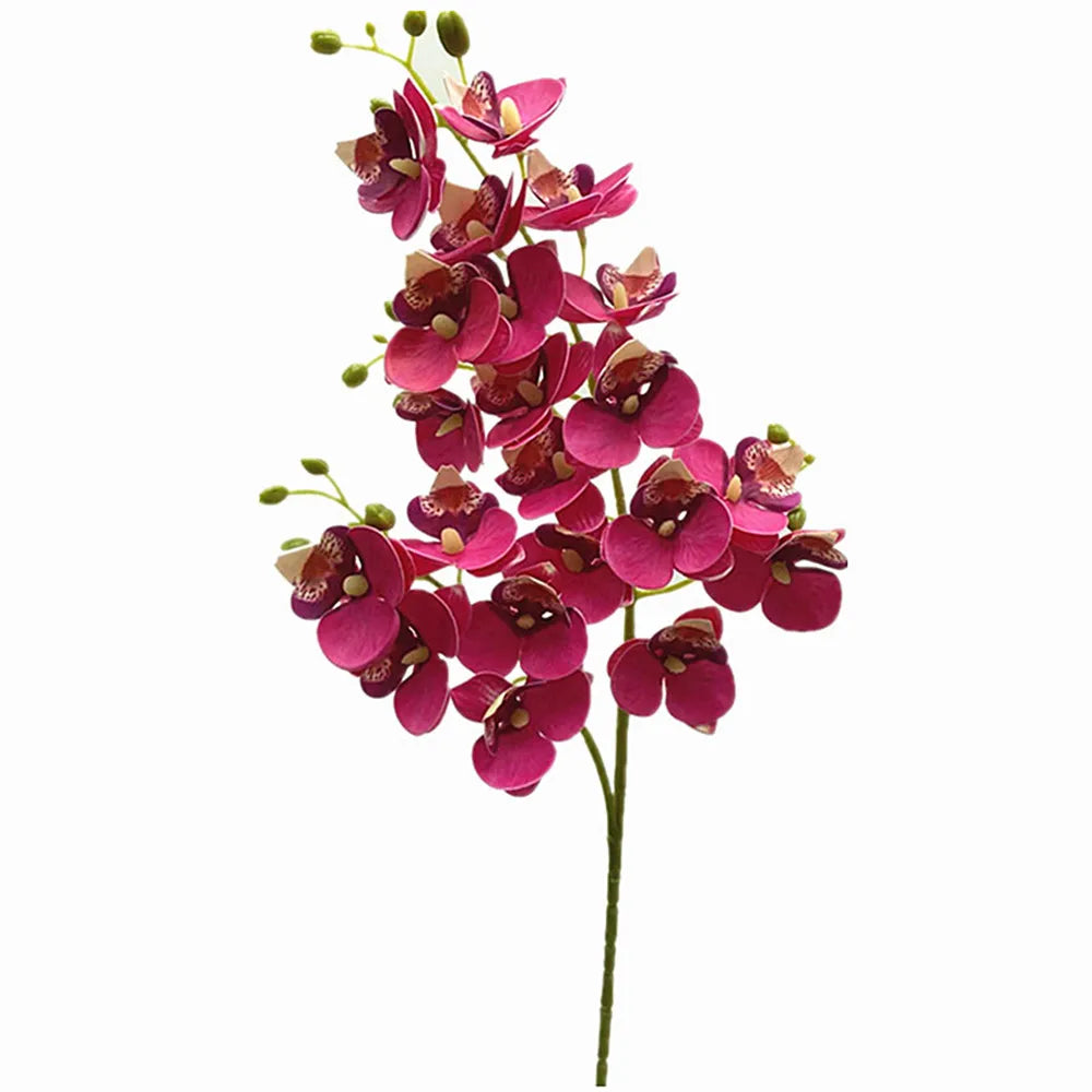 Real Touch Artificial Orchid – 21-Head Mini Phalaenopsis Branch Artificial Flower Branch Axl 17