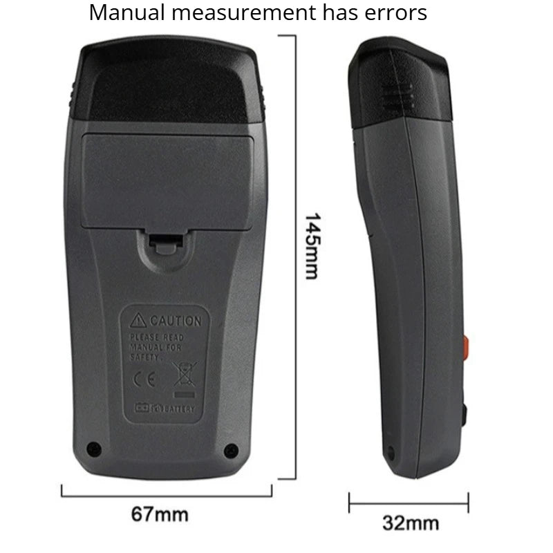 MT10 Wood Moisture Meter – Digital LCD Moisture Tester Moisture Meter Axl GRAY