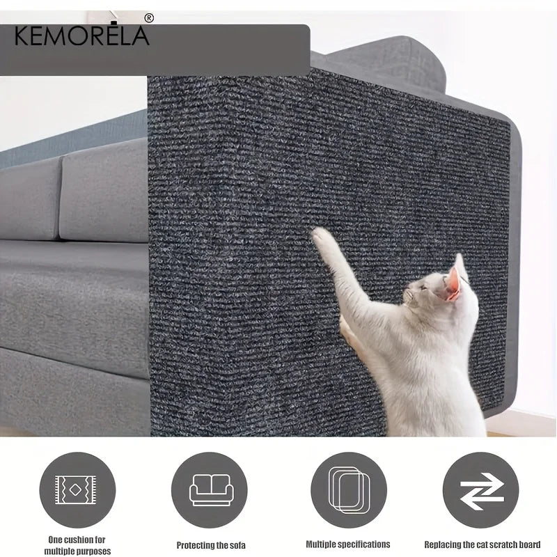 KEMORELA Cat Scratching Mat – Self-Adhesive Furniture Protector Cat Scratching Mat Axl