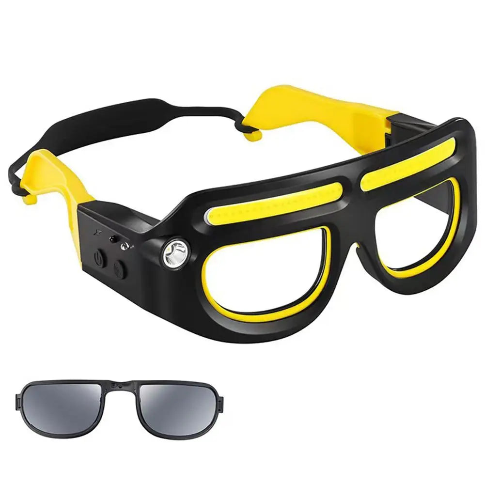 Hands-Free LED Glasses Headlamp – 800 Lumen Rechargeable Light LED Glasses Headlamp Axl A