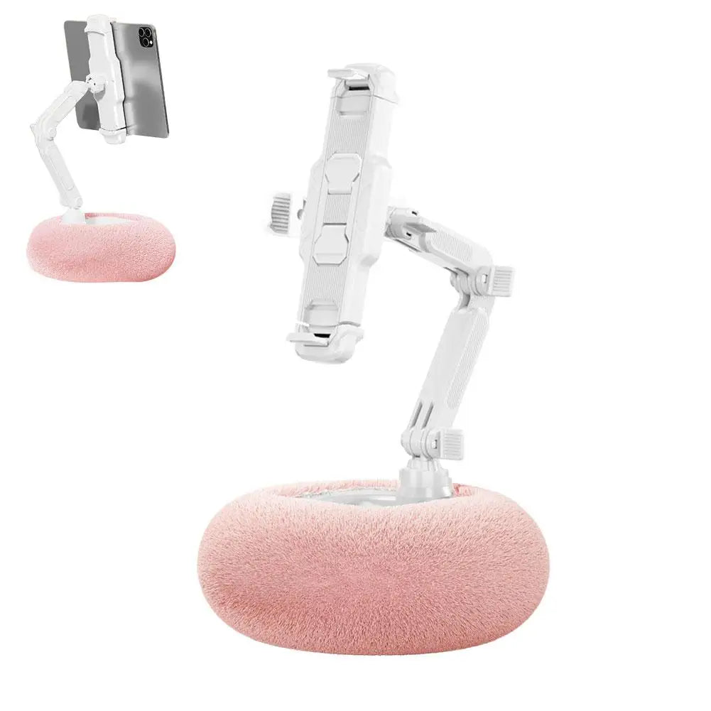 Plush Pillow Phone & Tablet Holder – Foldable Lazy Bed Stand Pillow Phone Stand Axl D CN