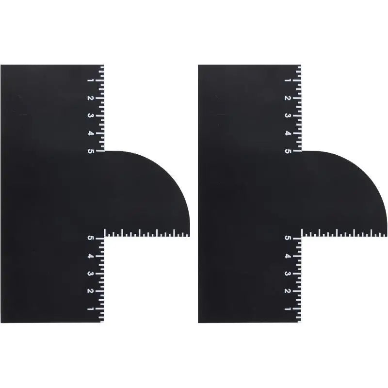 L-Shaped Corner Ruler – PVC Craft Measuring Tool for DIY Craft Measuring Ruler Axl Default Title
