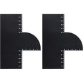 L-Shaped Corner Ruler – PVC Craft Measuring Tool for DIY Craft Measuring Ruler Axl Default Title