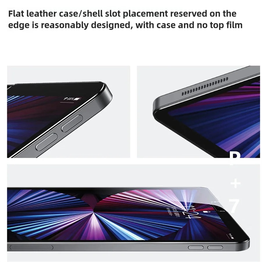 2-Pack HD Tempered Glass Screen Protector for iPad Mini 4/5/6/7 Tablet Screen Protector Axl