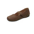 Women's Retro Square Toe Mary Jane Ballet Flats Slip-On Women's Ballet Flats Axl dark brown 36