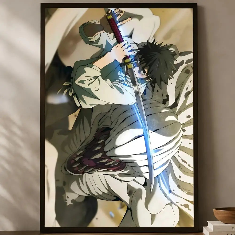 Yuta Okkotsu Anime Self-Stick Wall Poster – HD Waterproof Art Anime Wall Poster Axl White12 50X70cmNoframe