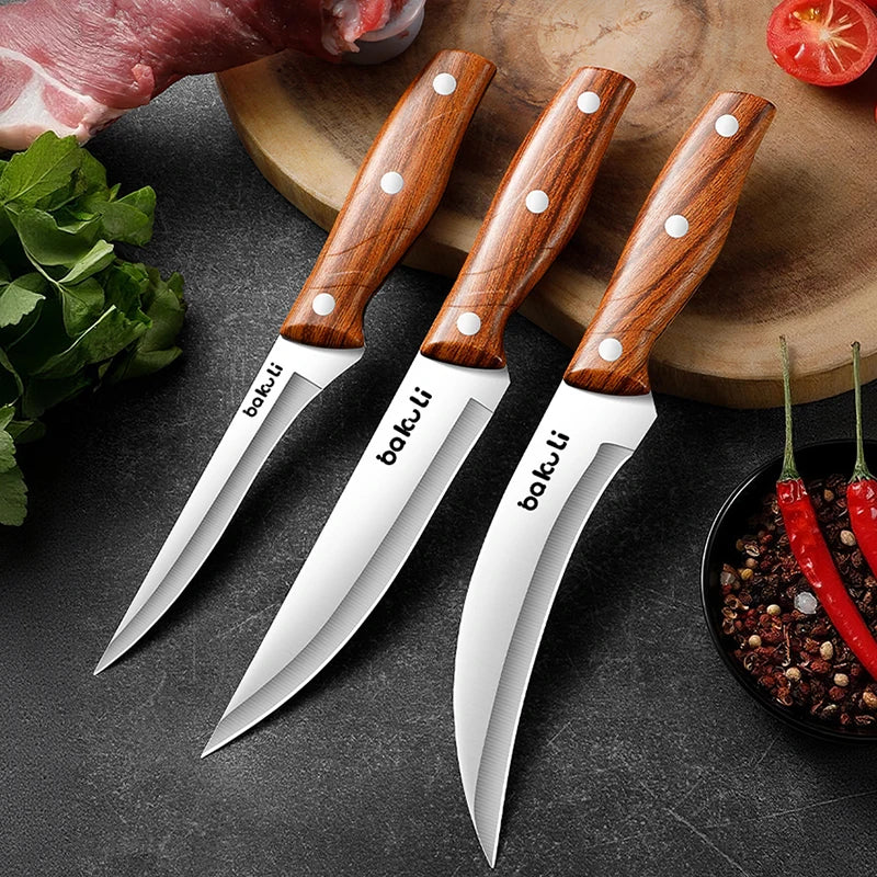 PLYS Professional Boning Knife – High Carbon Stainless Steel Boning Knife Axl