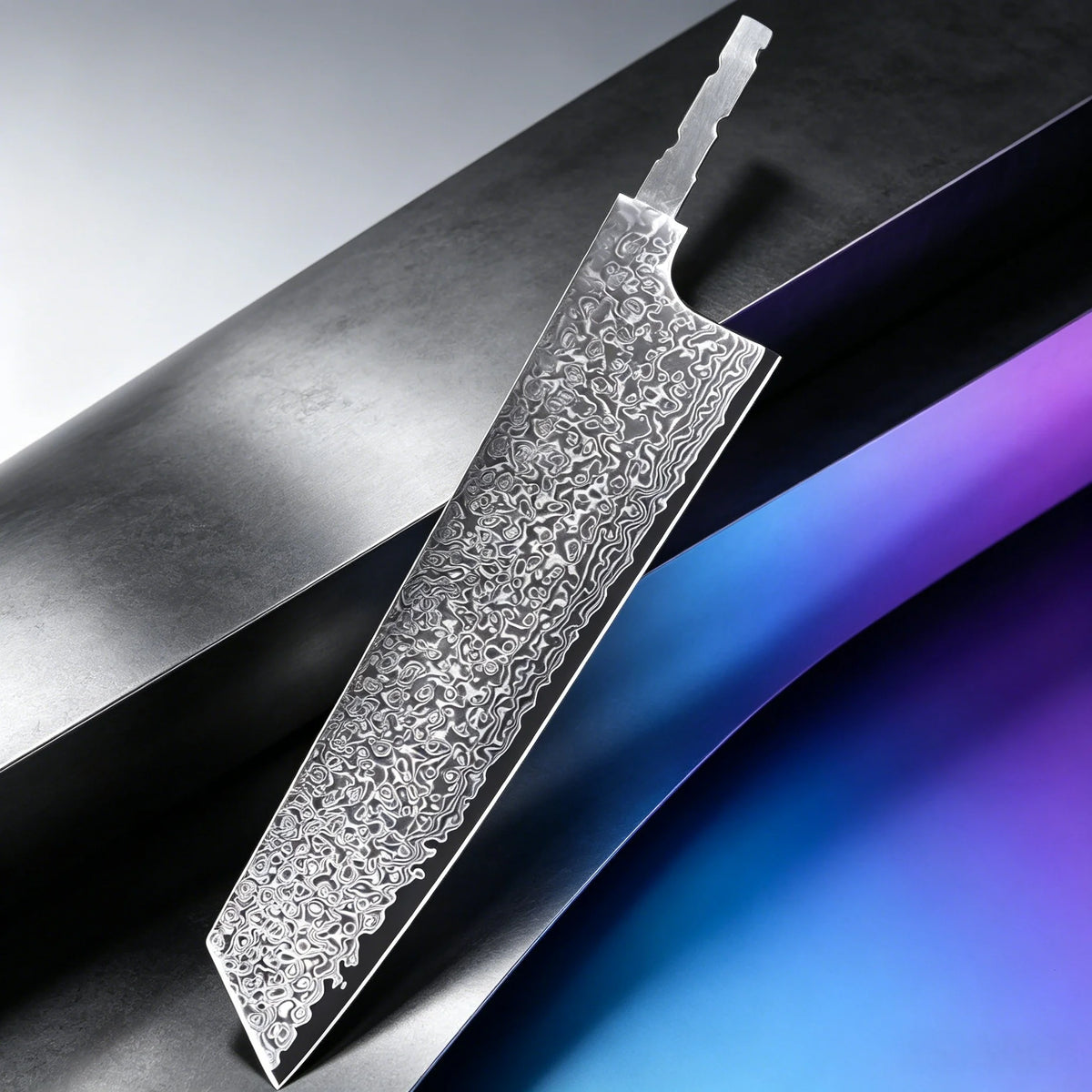 Hand-Forged Damascus Steel Unfinished Cleaver Blade Blank Knife Making Blank Axl Kiritsuke Blade