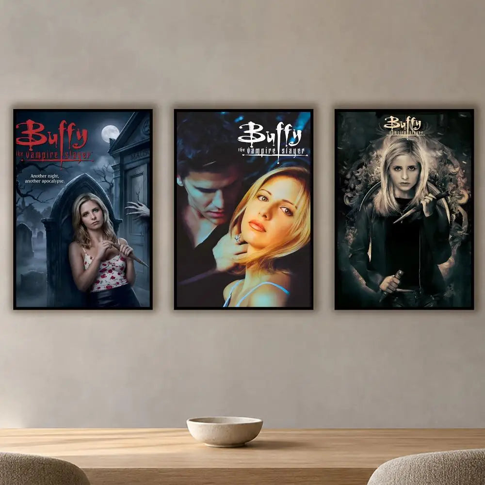 Buffy the Vampire Slayer HD Waterproof PVC Wall Sticker Poster Wall Sticker Poster Axl