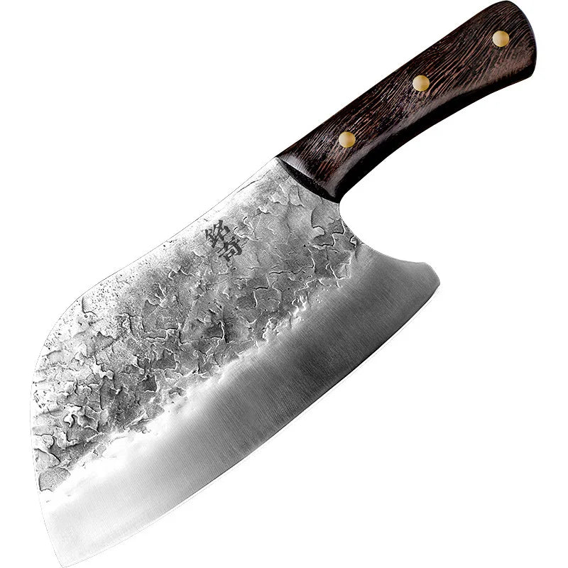 Handmade Full Tang Forged Chef Knife – High-Carbon Steel & Wood Forged Chef Knife Axl Chefs Knife
