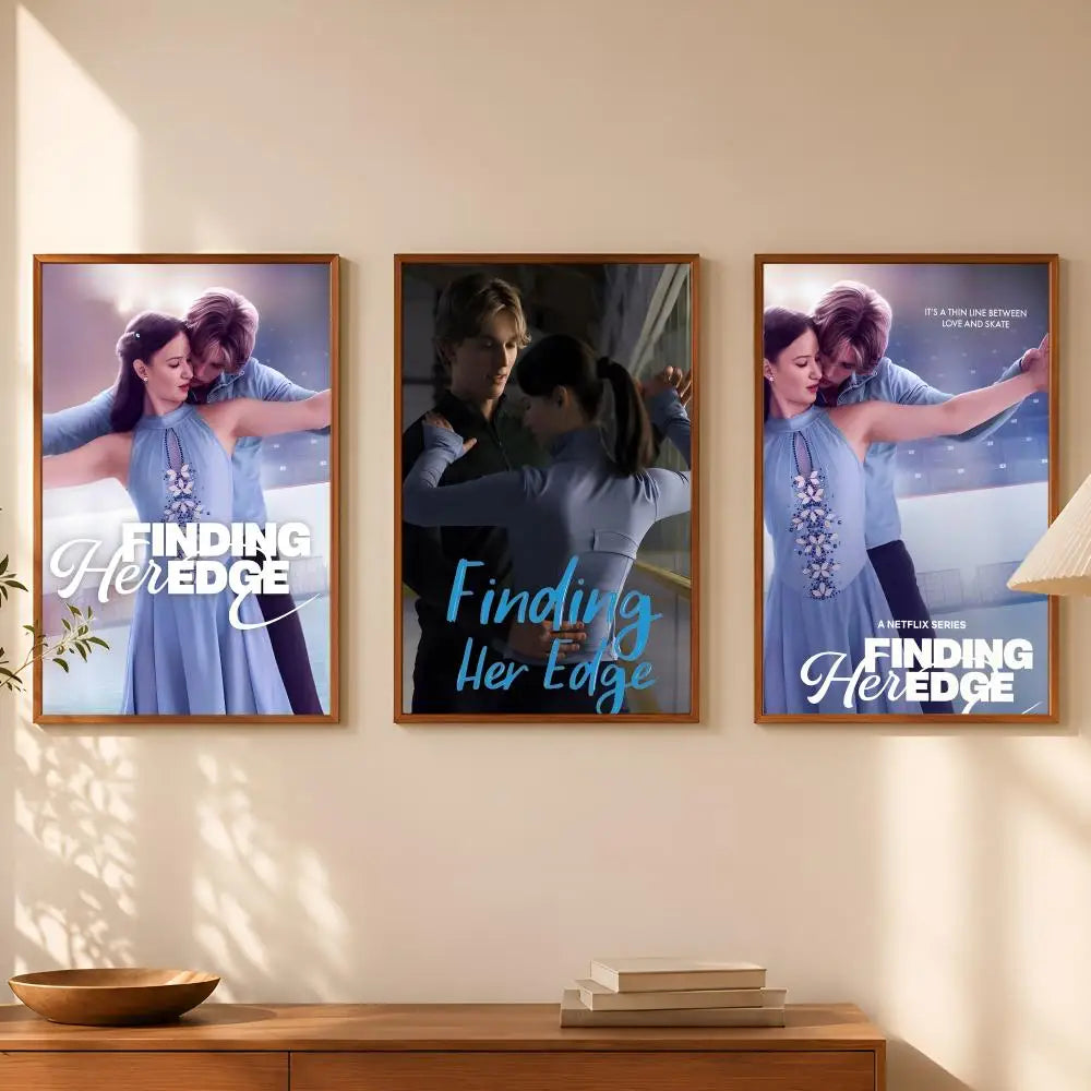 Finding Her Edge Self-Stick HD PVC Wall Art Poster | Waterproof Wall Art Poster Axl