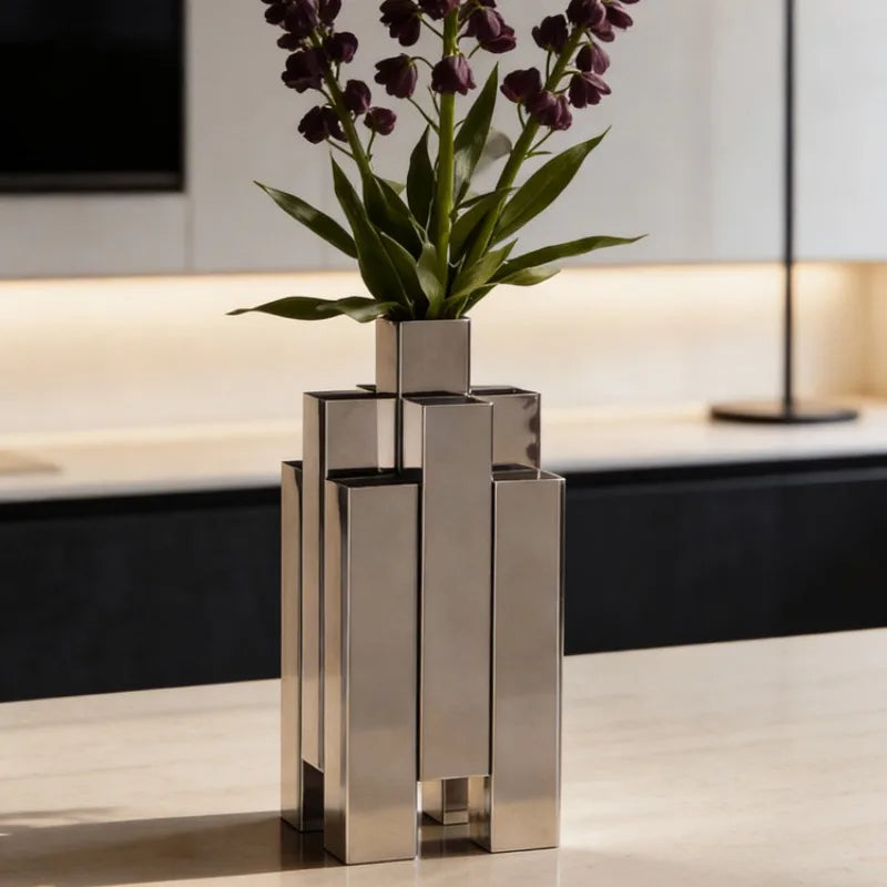 Stainless Steel Decorative Vase – Modern Luxury Home Décor Decorative Vase Axl