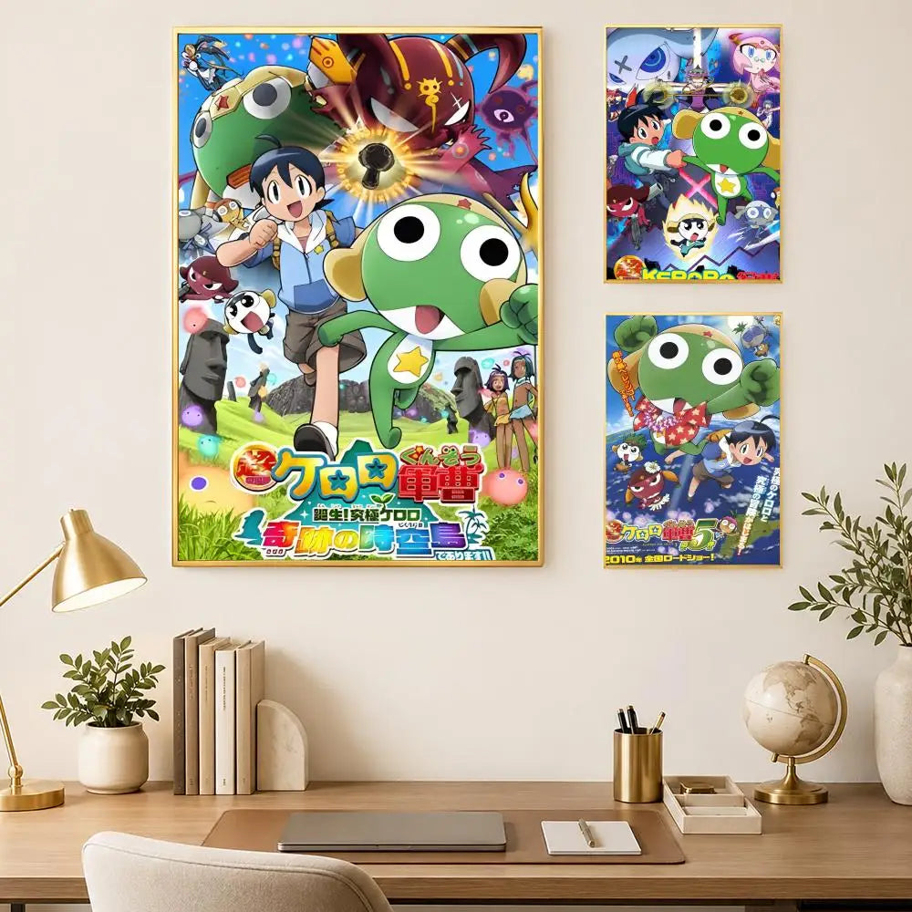 Sgt. Frog Anime Self-Stick HD PVC Wall Poster – Waterproof Anime Wall Poster Axl