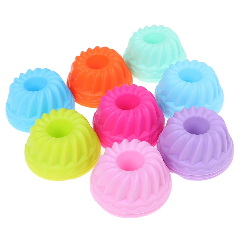 12-Piece Silicone Baking Molds – Cupcake, Muffin & Donut Set Silicone Baking Molds Axl