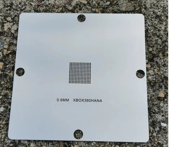 9-Pc Xbox 360 BGA Reballing Stencils 90×90mm CPU GPU CSP Kit BGA Reballing Stencils Axl XBOX360 HANA China Mainland