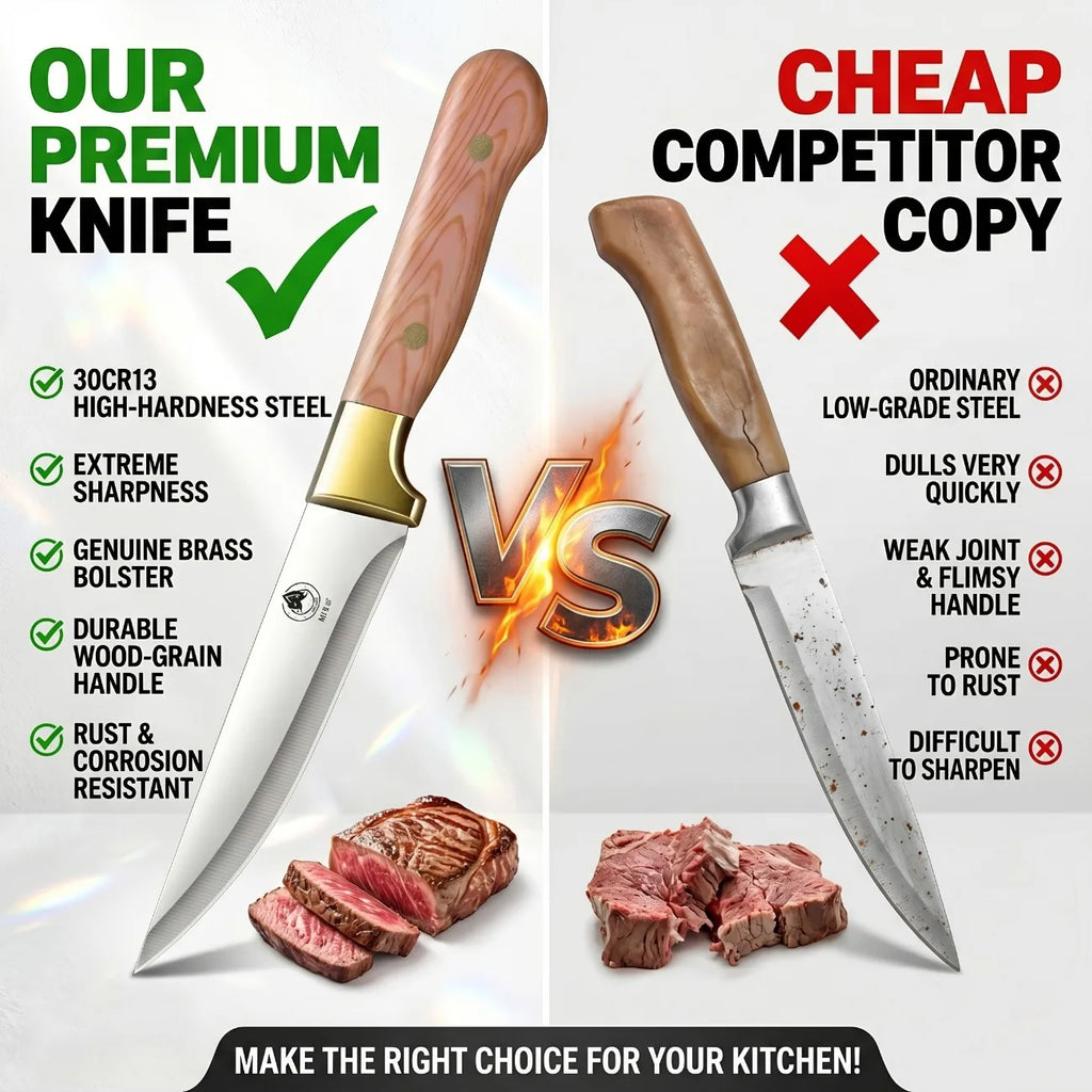 3-Piece Professional Kitchen Knife Set with Sheaths Kitchen Knife Set Axl