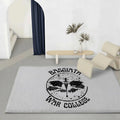 Fourth Wing Fantasy Flannel Floor Mat – Non-Slip Indoor Rug Flannel Floor Mat Axl White4 50x80cm