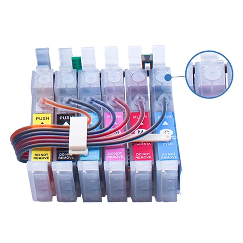 10-Pack 4mm Rubber Silicone Seal Plugs for Ink Printer Refill Printer Seal Plugs Axl