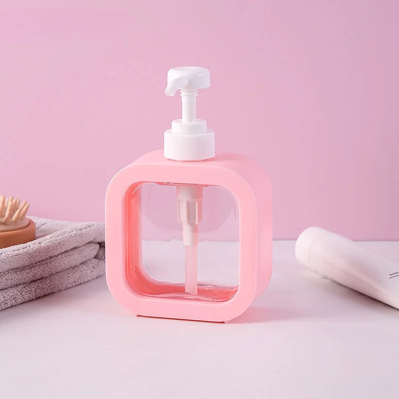 Transparent Soap Dispenser 300/500ML – Refillable Pump Bottle Soap Dispenser Axl 300ml Pink As whown