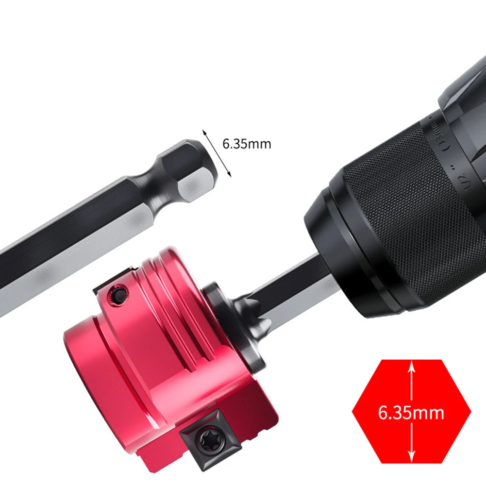 PVC Pipe Reamer 6.35mm Hex Shaft – Deburring Plumbing Tool Pipe Reamer Tool Axl