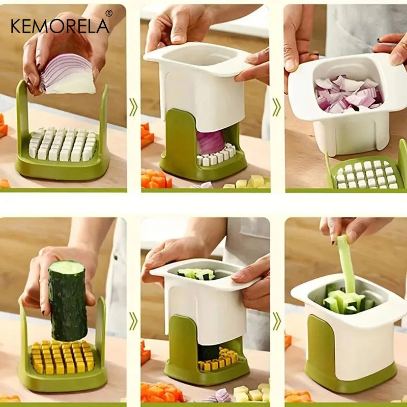 KEMORELA Vegetable Chopper – Onion Dicer & Potato Slicer Vegetable Chopper Axl