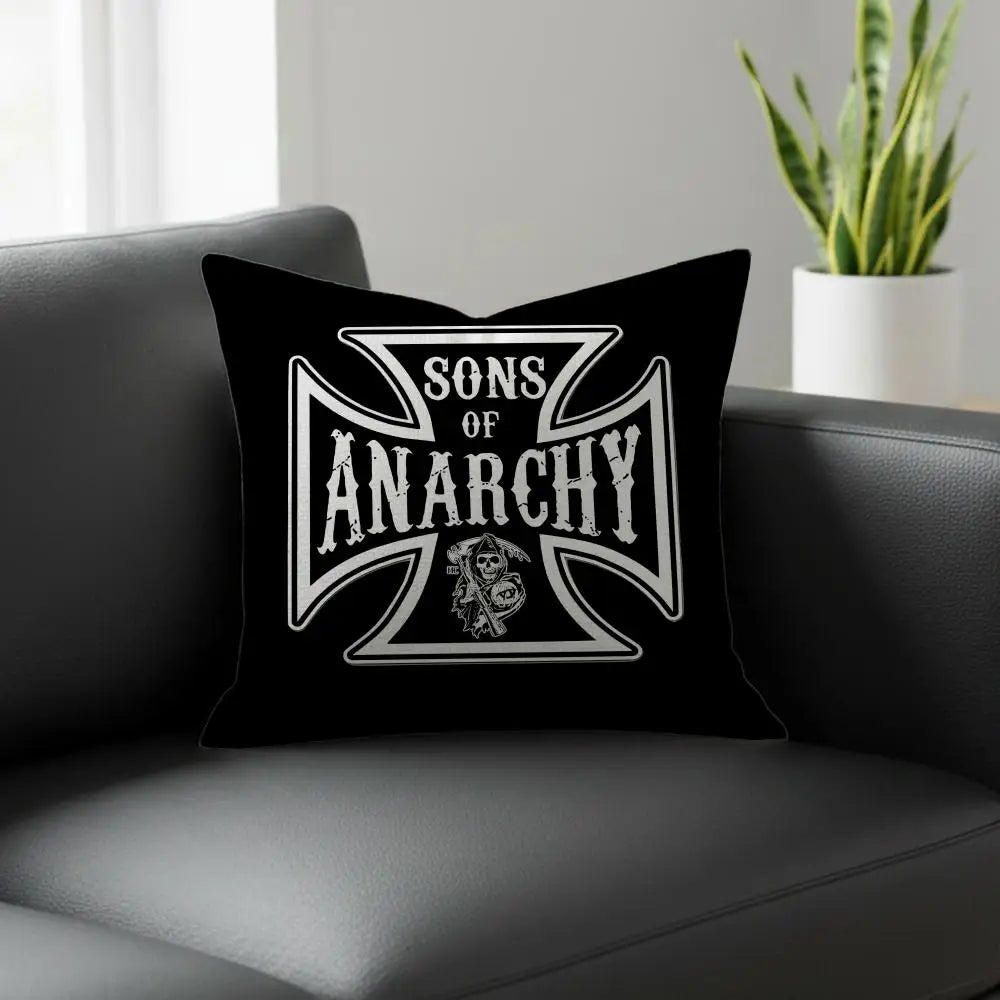 Sons of Anarchy Linen Cushion Cover | Sofa & Bedroom Decor Decorative Cushion Cover Axl White2 30X30cm