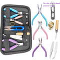 Jewelry Pliers Set – Round, Needle, Wire & Elbow Craft Tools Jewelry Pliers Set Axl Random Color 1set