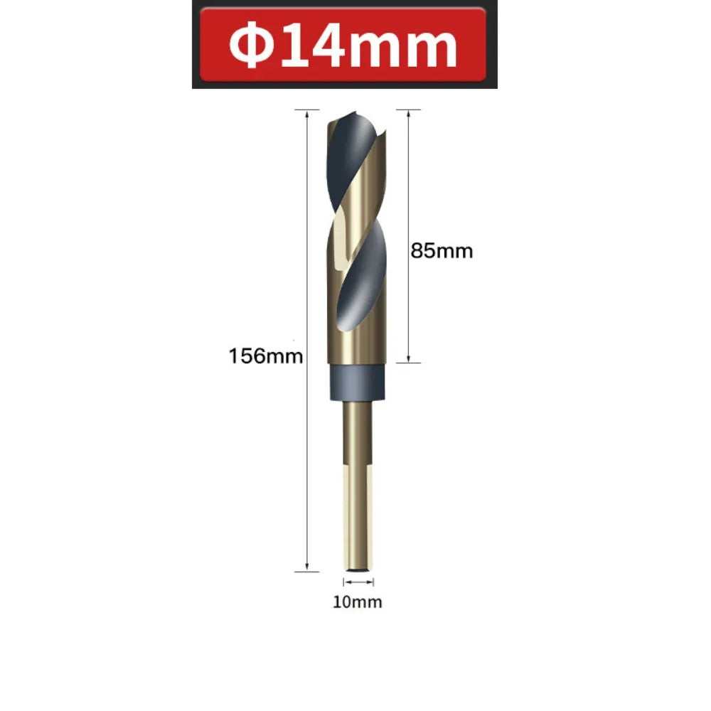 HSS Reduced Shank Twist Drill Bits for Metal & Steel – 156mm HSS Twist Drill Bit Axl 14mm